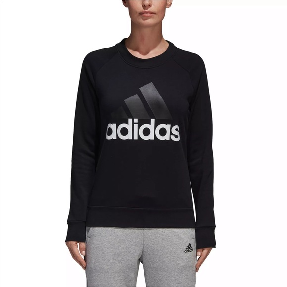 adidas Tops - Adidas | Essential Linear Running Sweatshirt